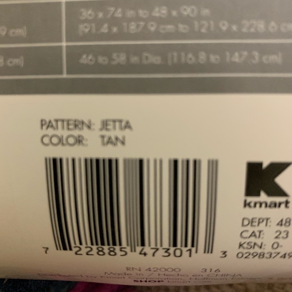 NWT Tablecloth Fabric 60"x102". - Picture 4 of 4